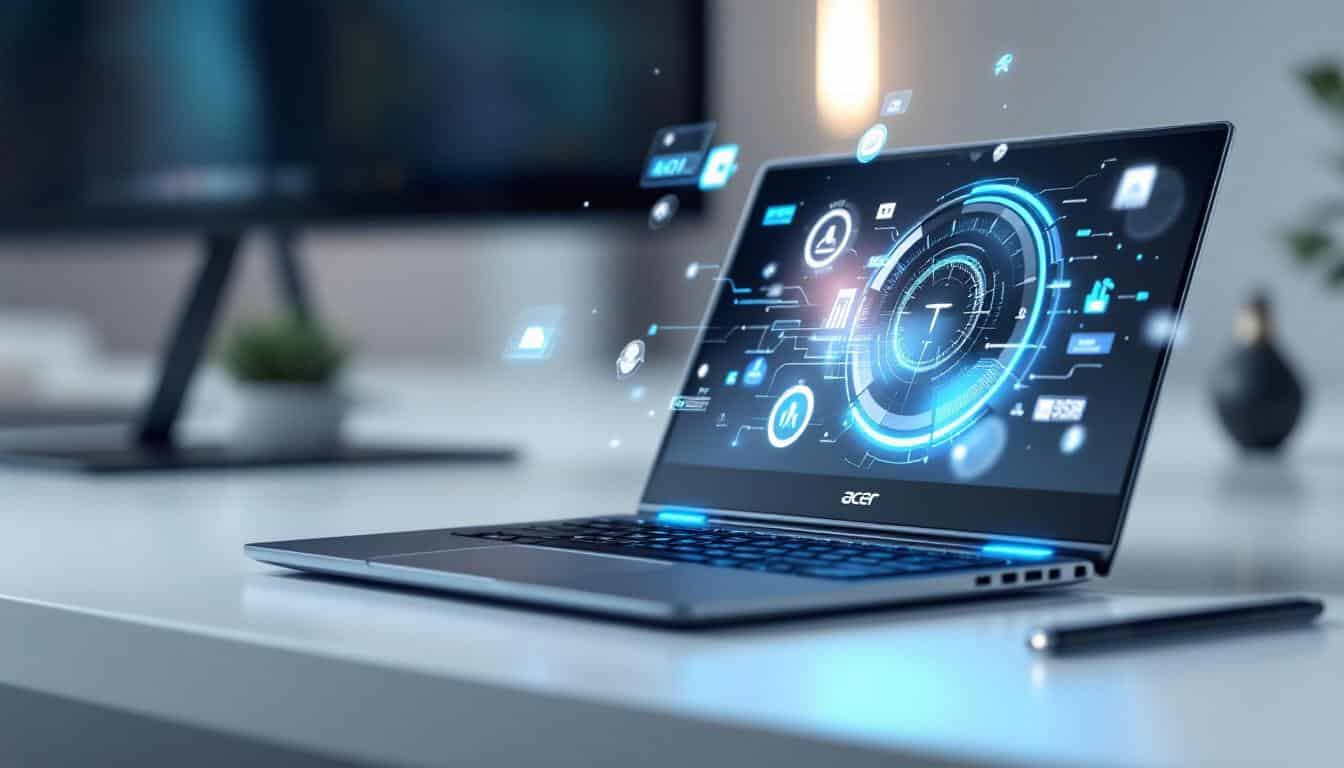 découvrez les innovations technologiques intégrées dans l'ordinateur portable acer 14 pouces compact, alliant performance, mobilité et design moderne pour répondre à tous vos besoins.