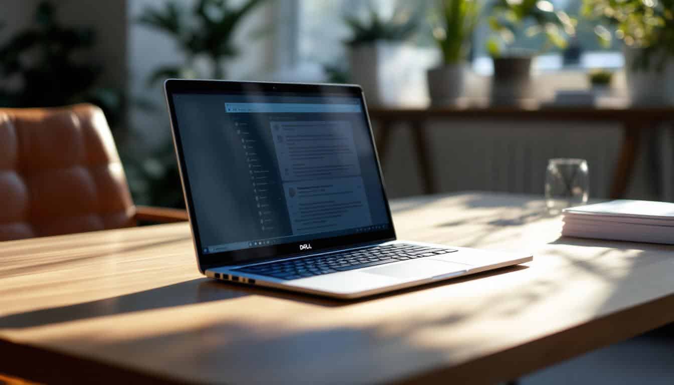 découvrez le pc portable dell 14 pouces i5, conçu pour les professionnels en déplacement. performance, légèreté et fiabilité réunies pour accompagner votre productivité partout.