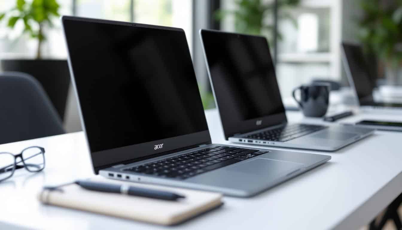 découvrez notre sélection des 5 meilleurs ordinateurs portables acer 15 pouces abordables, idéals pour les professionnels cherchant performance et mobilité à petit prix.