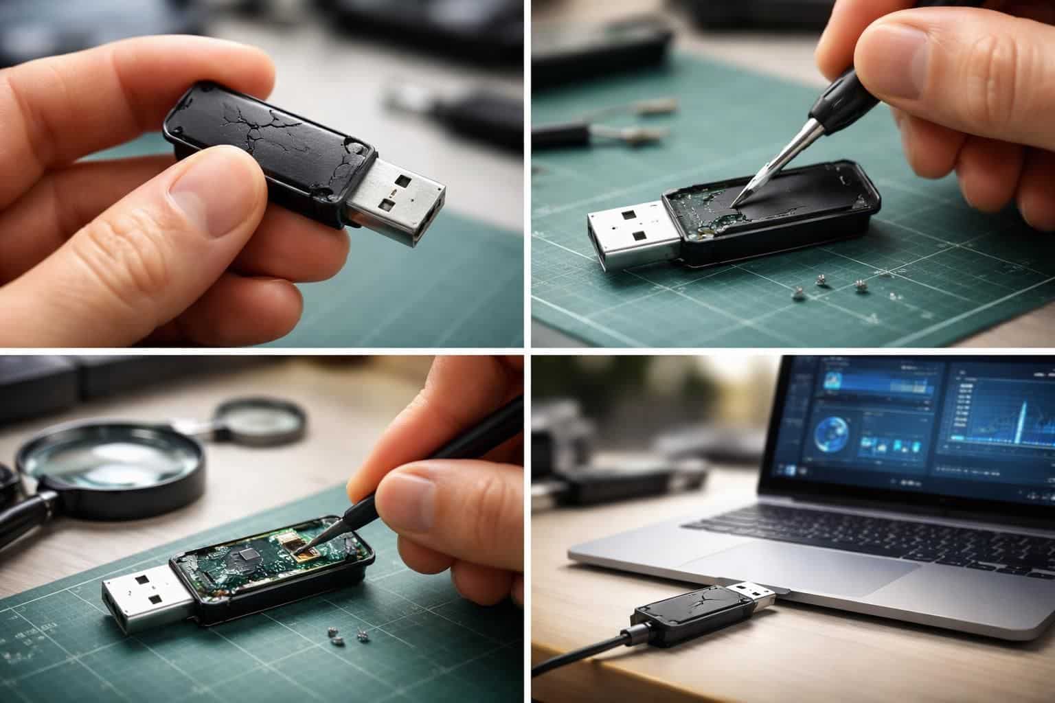 découvrez les étapes simples et efficaces pour réparer une clé usb endommagée et récupérer vos données en toute sécurité.