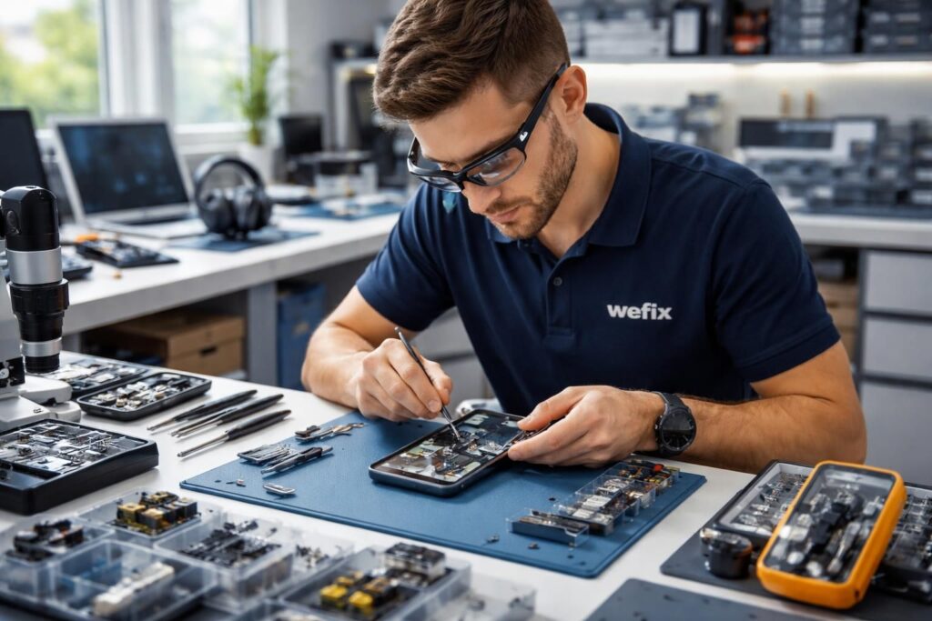 découvrez comment wefix révolutionne la réparation d'appareils électroniques grâce à des services rapides, fiables et économiques, offrant une seconde vie à vos équipements.